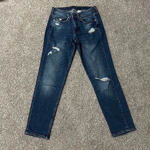 Used dark blue H&M jeans size 24